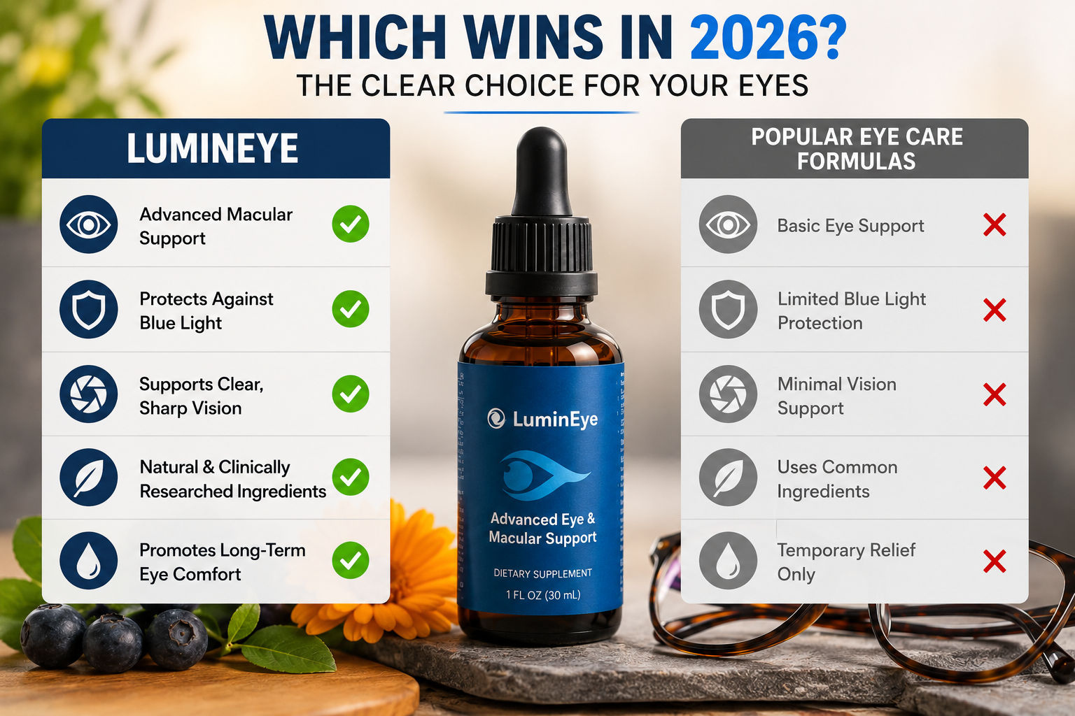 LuminEye vs Popular Eye Care Formulas: Which Wins in 2026?